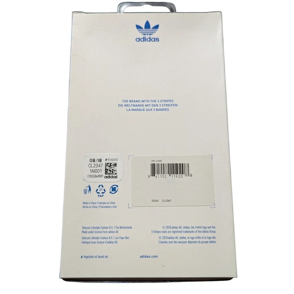 F1. Adidas 3-Stripes Snap Case‎ for Apple iPhone XR 6.1